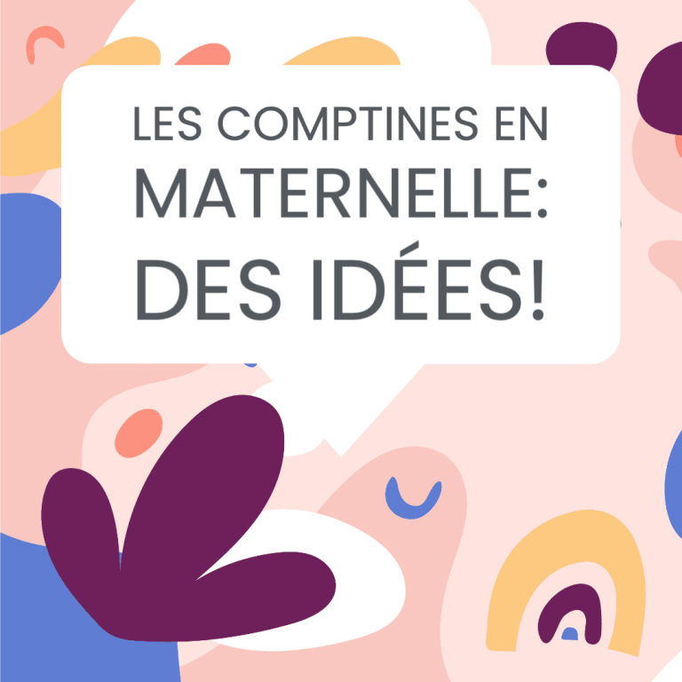 comptines maternelle idées