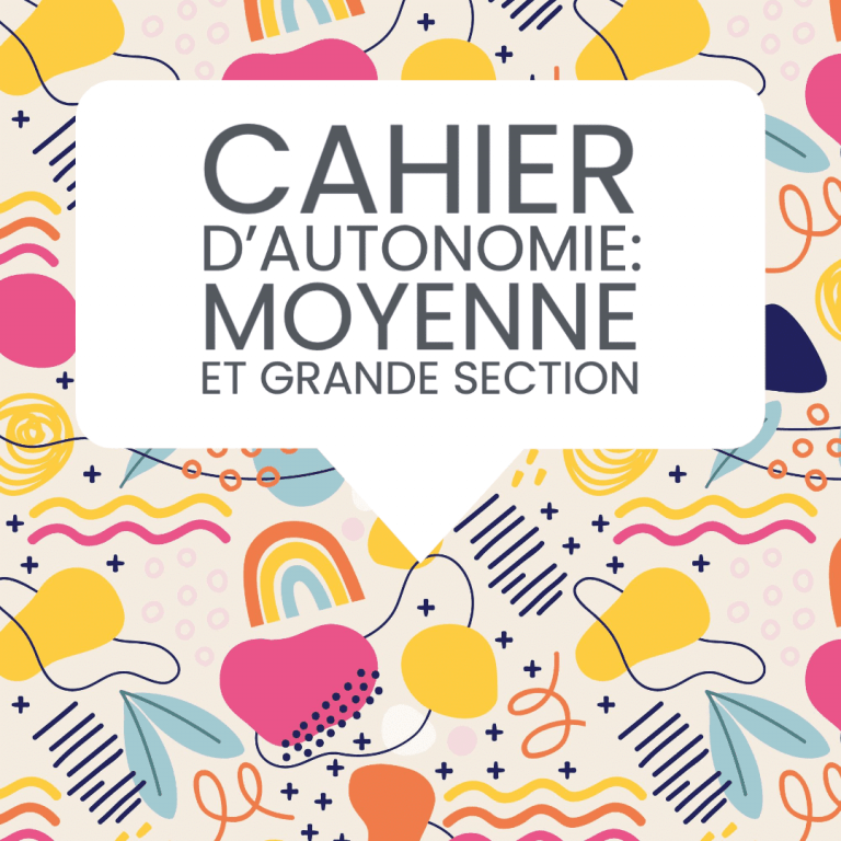 cahier autonomie