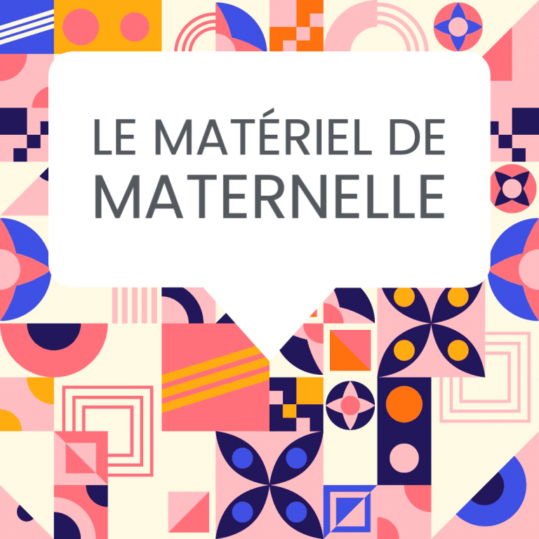 matériel maternelle