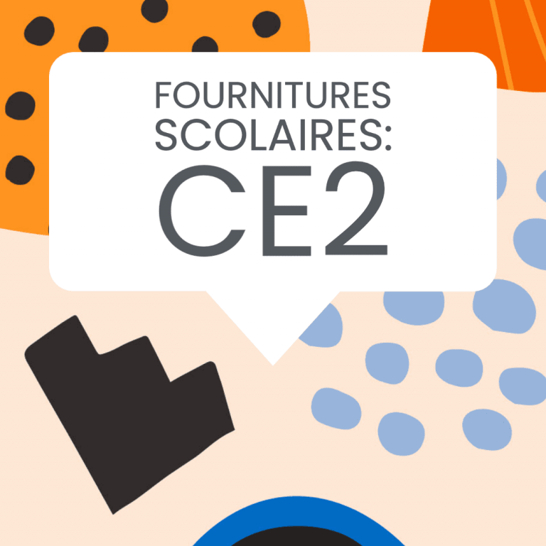 fournitures scolaires CE2
