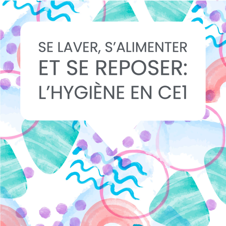 se laver s'alimenter se reposer hygiène CE1