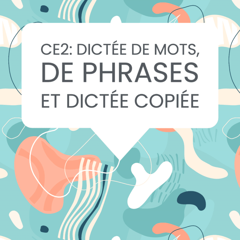 CE2 dictées