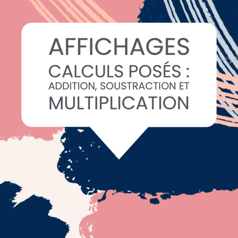 affichages calculs posés