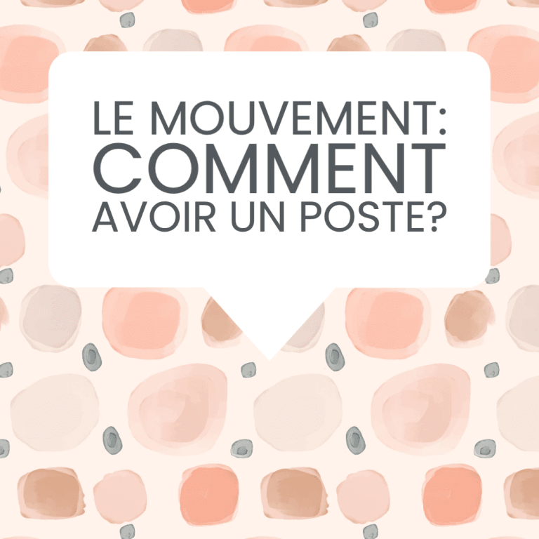 mouvement poste