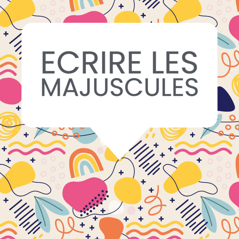 écrire majuscules