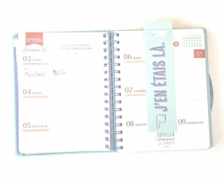 Agenda 2018 2019 pour une année scolaire bien organisée