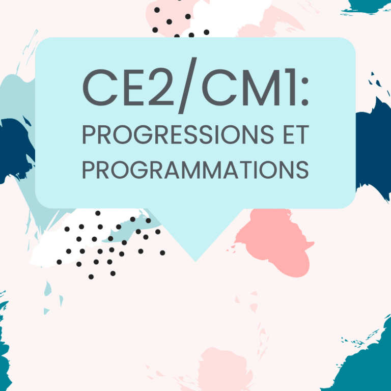 CE2 CM1 progressions et programmations