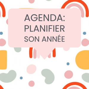 agenda planifier année