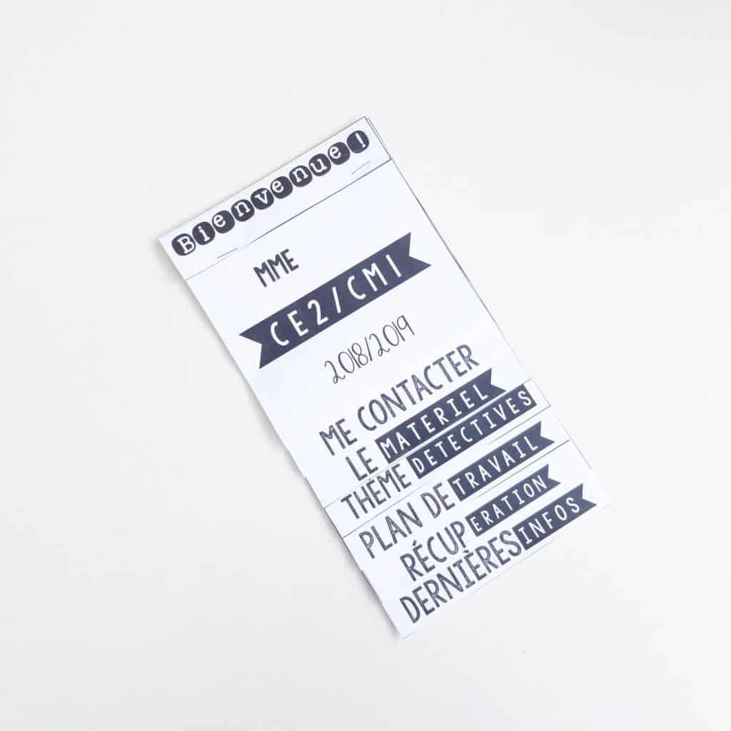 Lapbook de la rentrée
