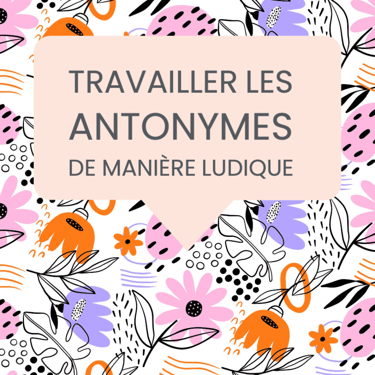 antonymes ludique