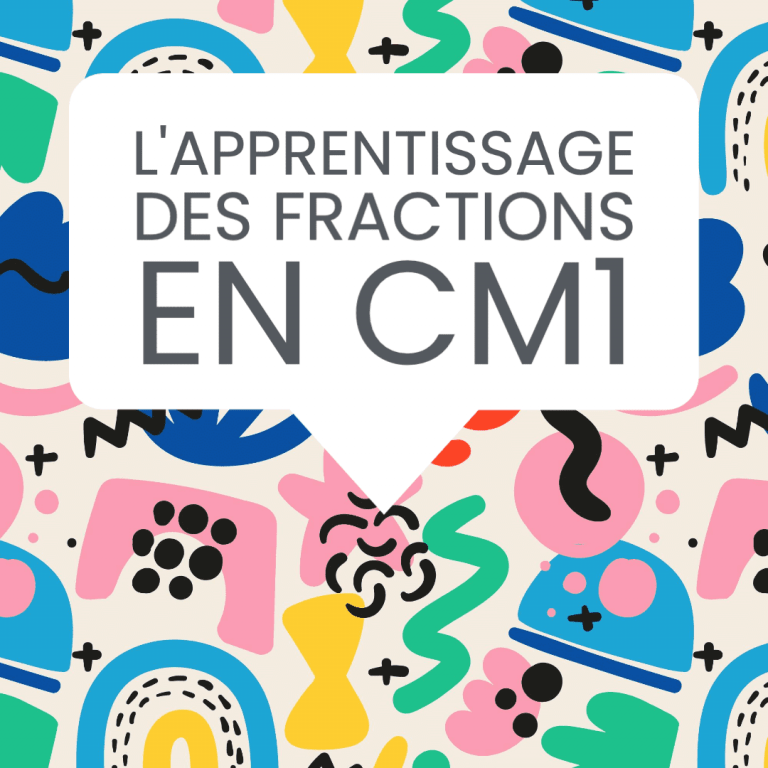 apprentissage fractions CM1