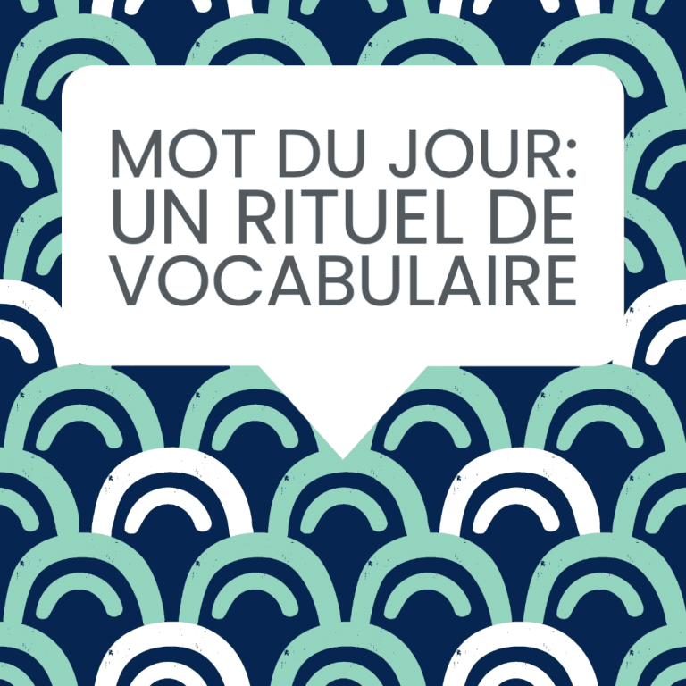 mot du jour