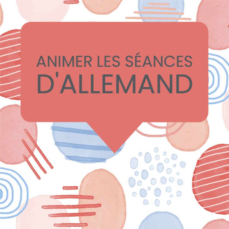 animer séances allemand