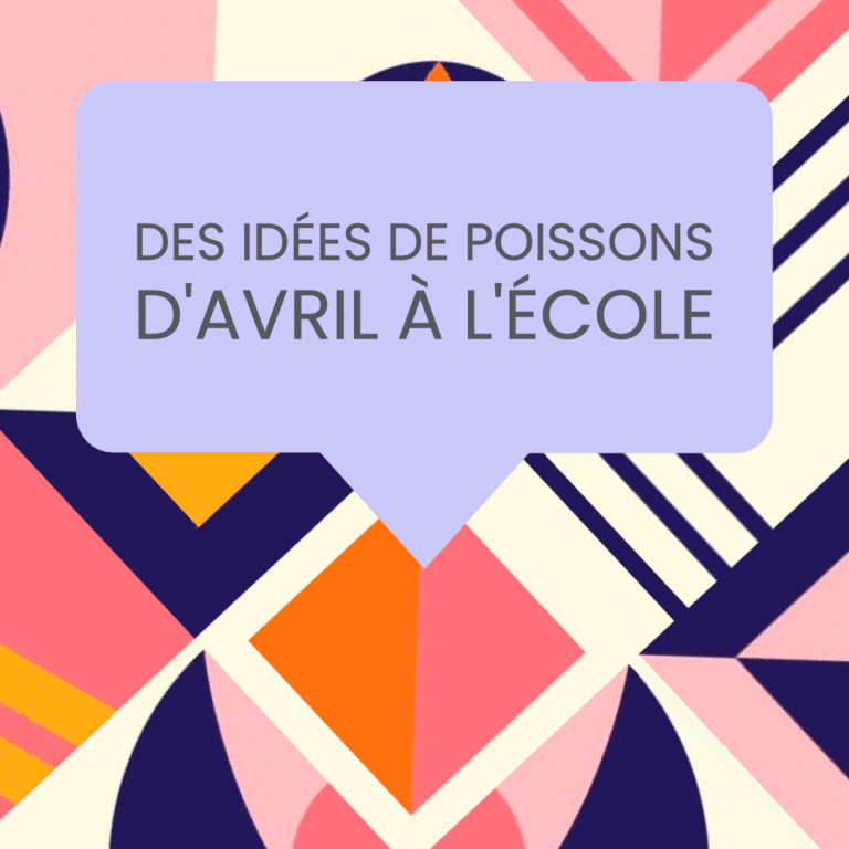 idées poissons avril école
