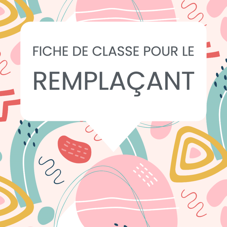 fiche remplaçant