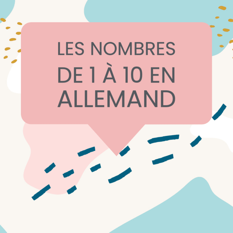 les nombres allemand