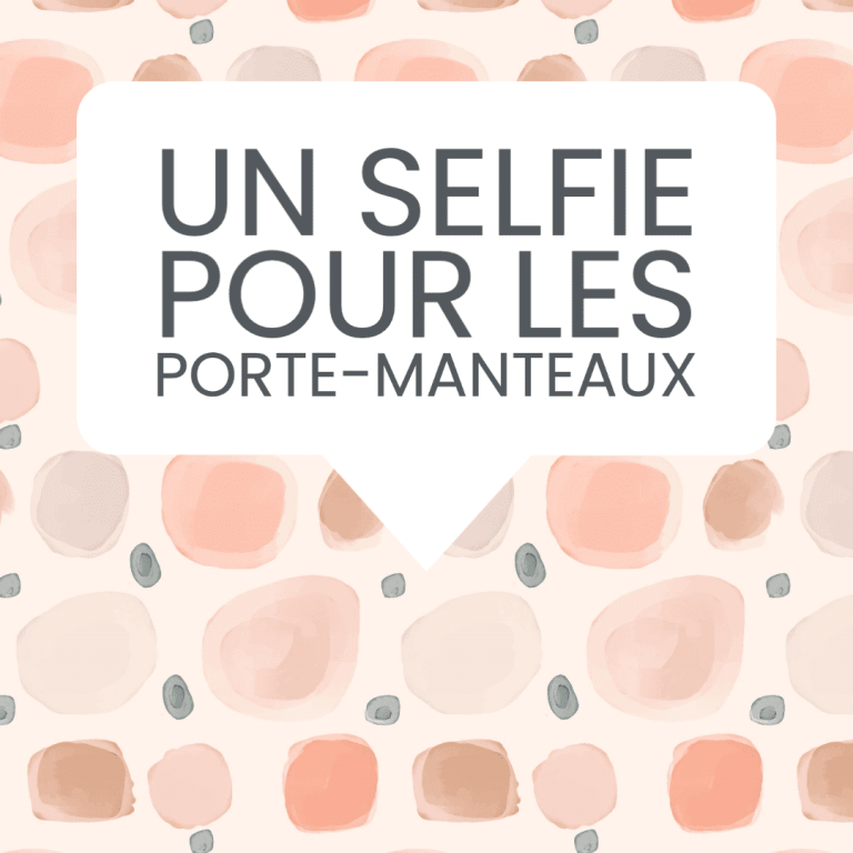 selfie porte manteaux