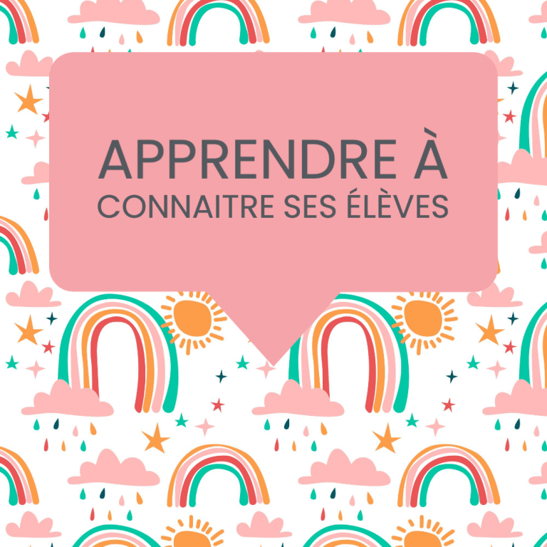 apprendre connaitre élèves