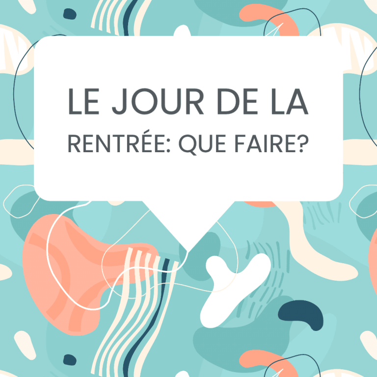 jour rentrée