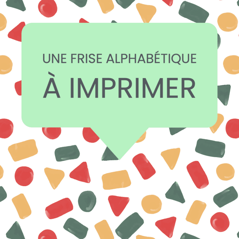 frise alphabétique