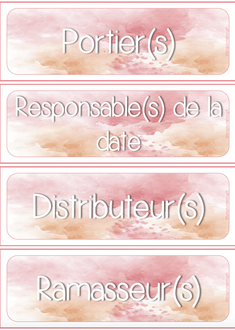 Métiers