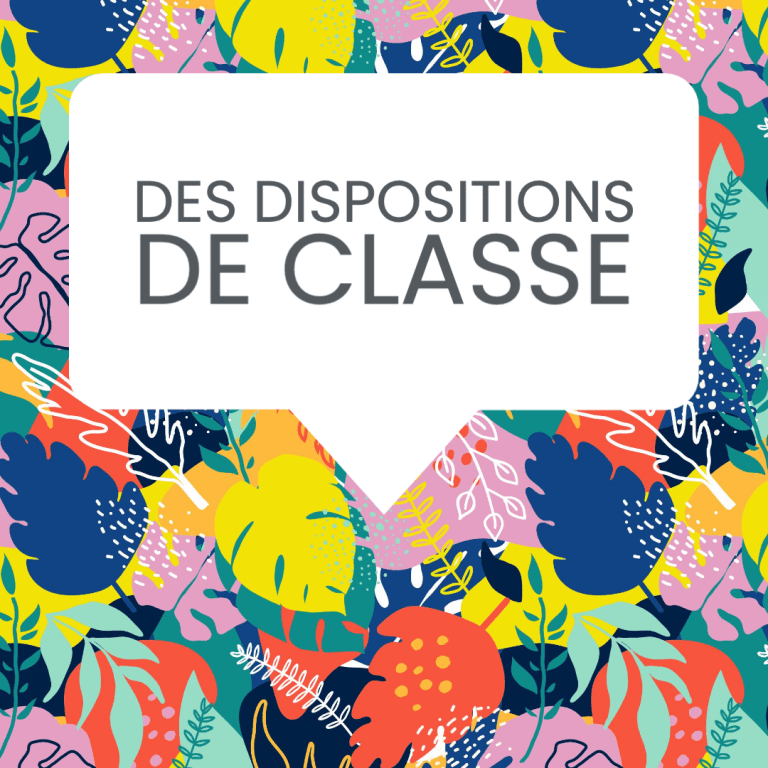 dispositions classe