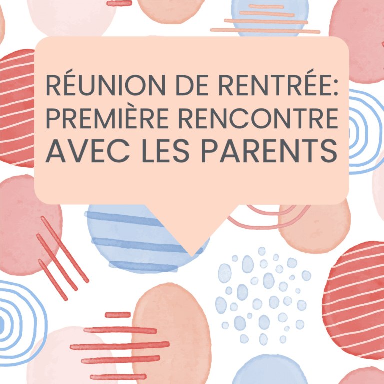 réunion de rentrée