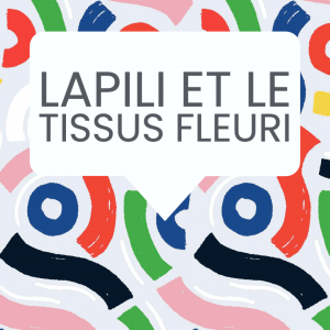lapilli tissus fleuri