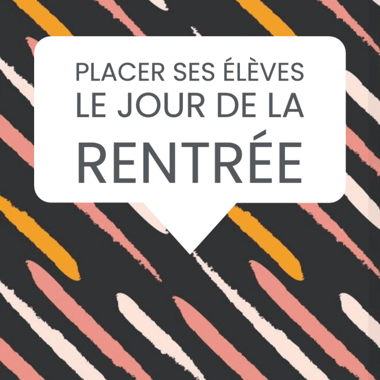 placer élèves rentrée