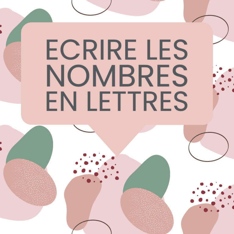 écrire nombres en lettres