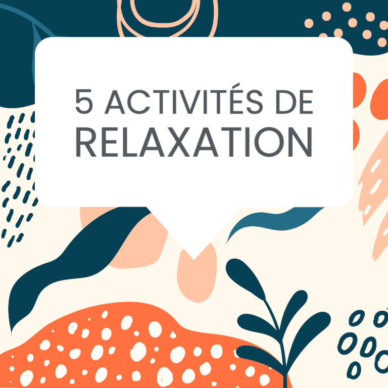 activités relaxation