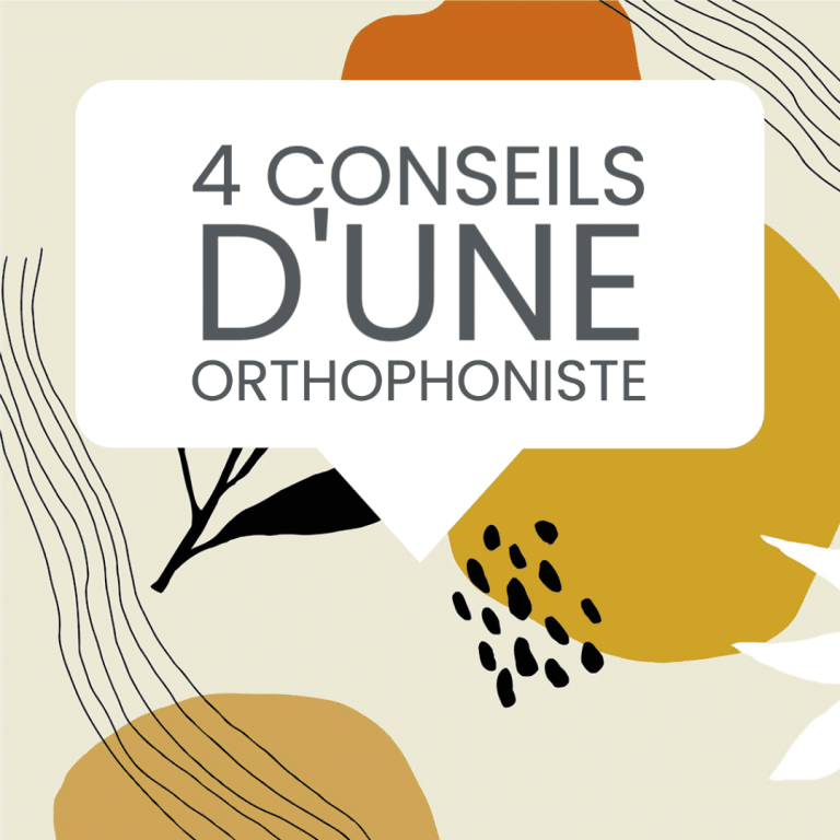 conseils orthophoniste