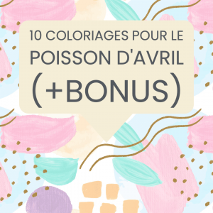 coloriages poisson avril ecole