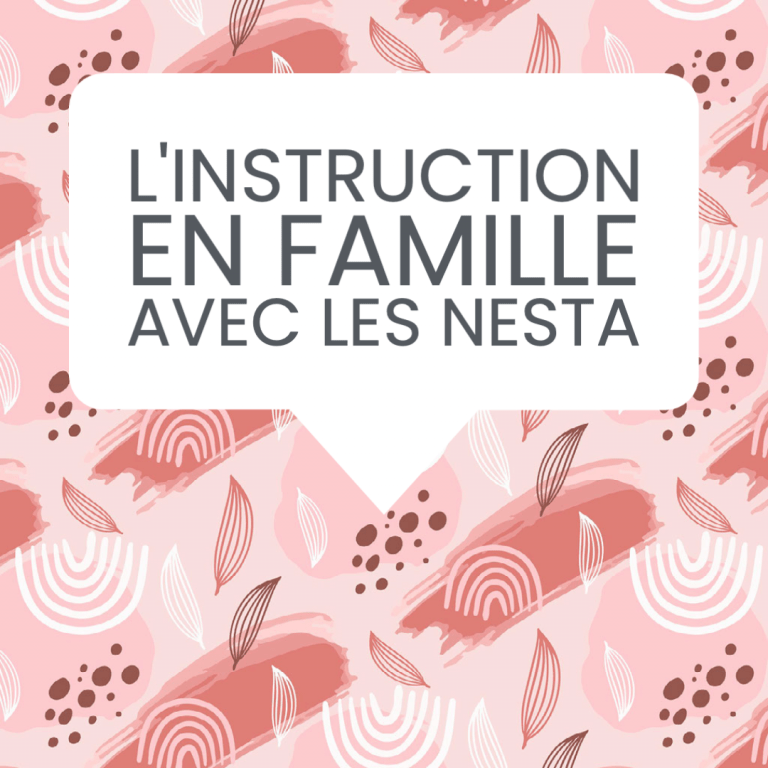 L'instruction en famille avec les nets