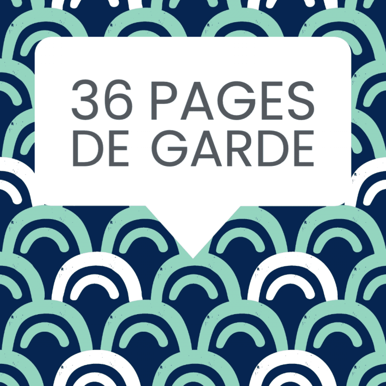 36 pages de garde