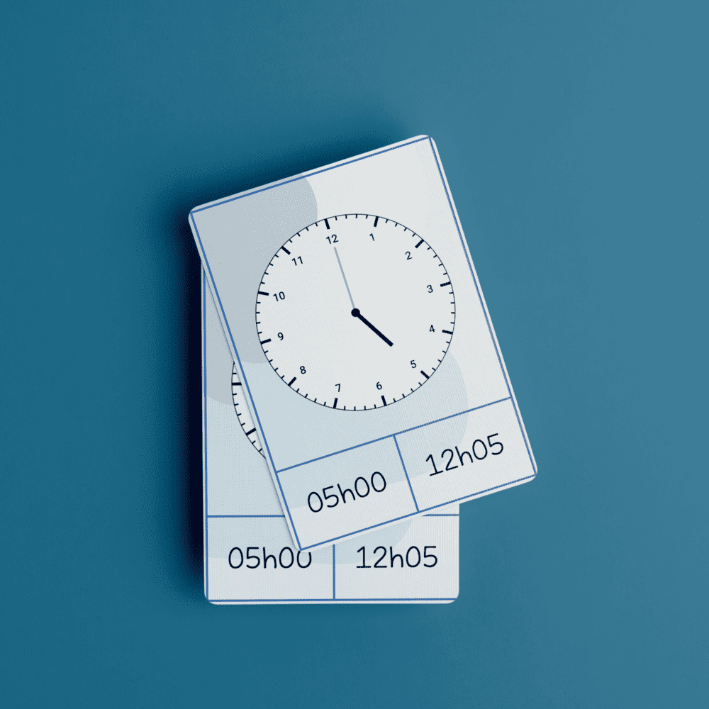 Cartes à tâches - Les heures – Image 2