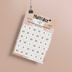 Multi'dice - Multiplication