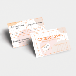 Cartes à tâches - Classe grammaticale