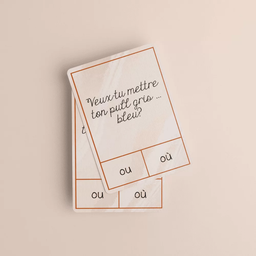Cartes à tâches - ou/où – Image 2