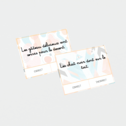 Cartes à tâches - Le groupe nominal