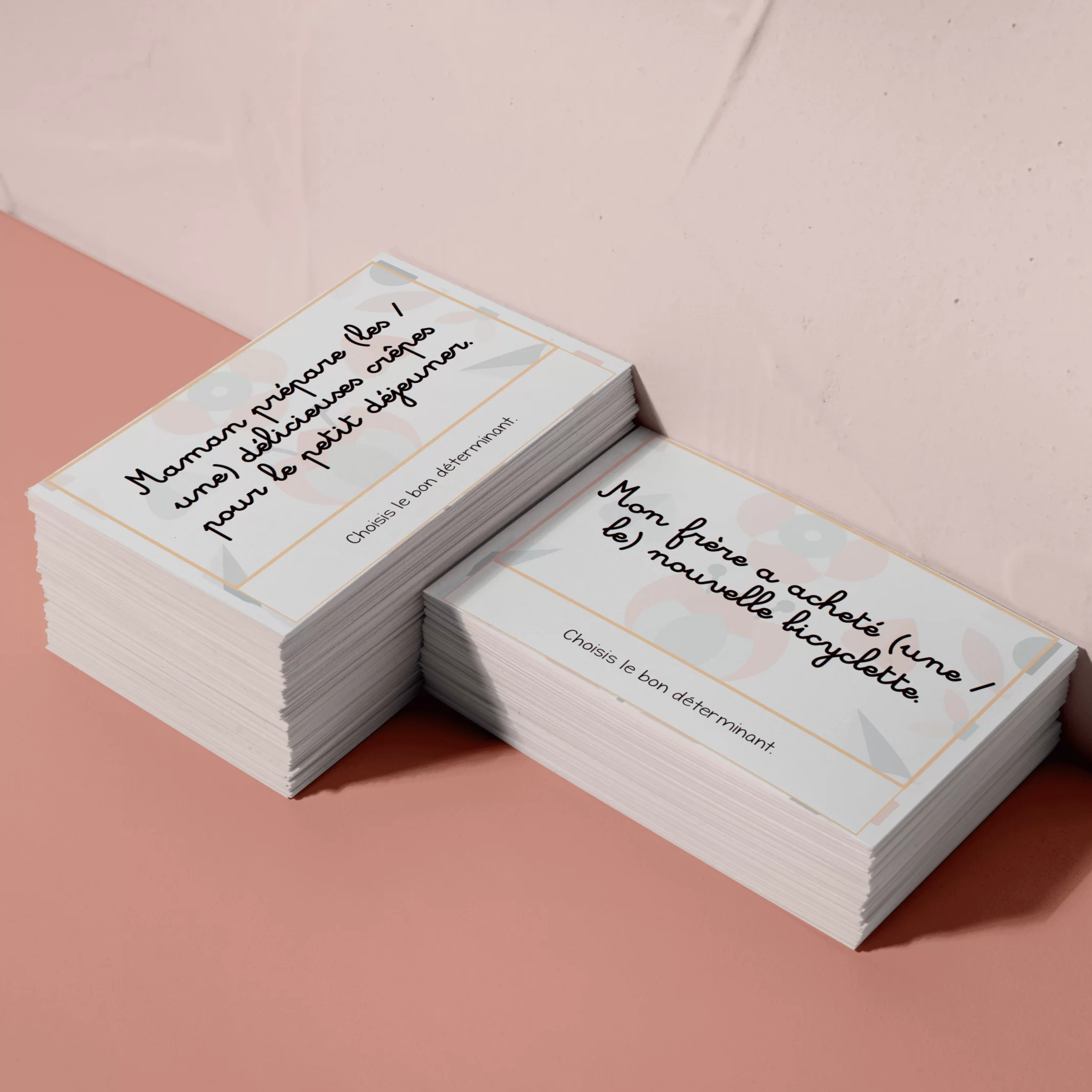 Cartes à tâches - Le déterminant