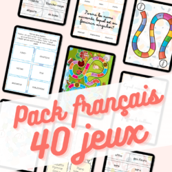 PACK 40 jeux - Français