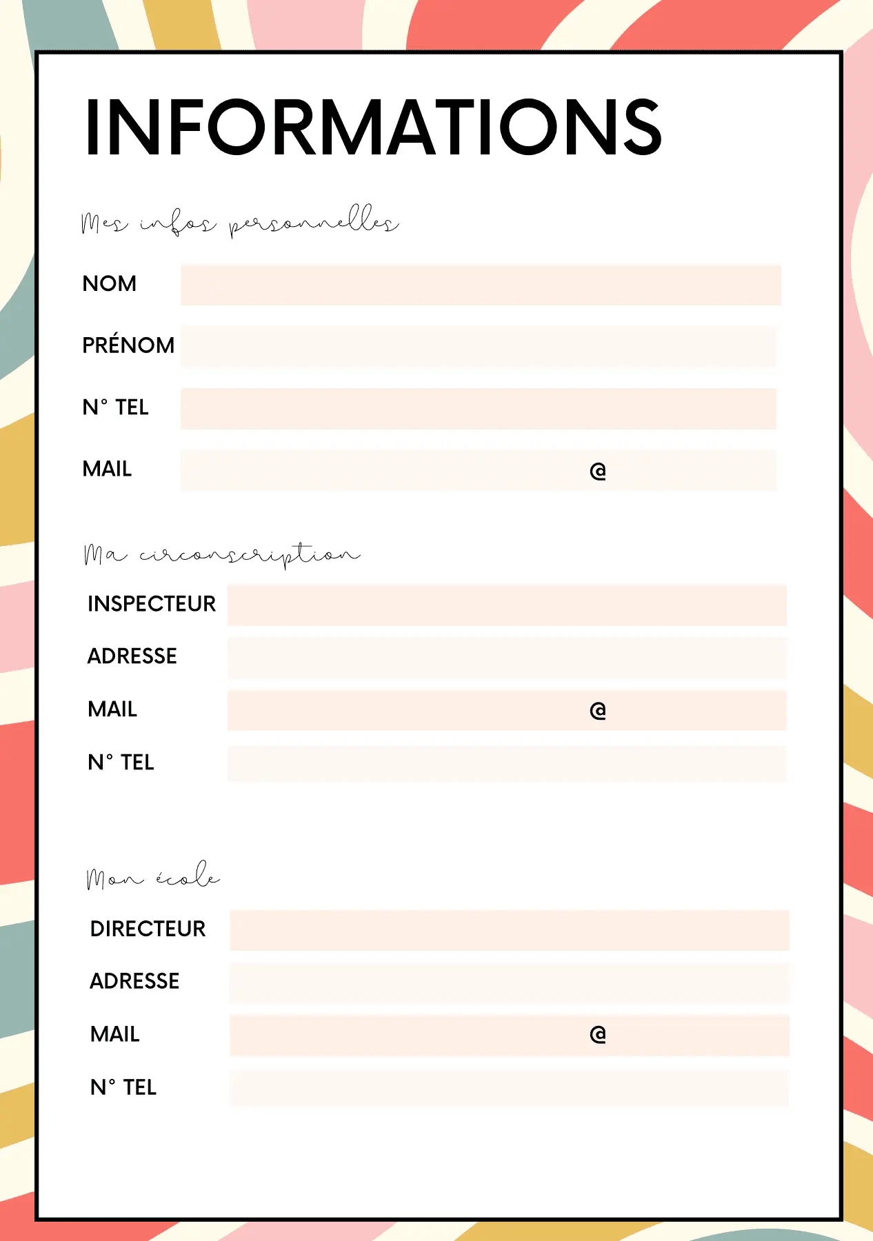 Cahier de la maitresse 2024/2025 – Image 5