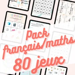 PACK 80 jeux - Français & Maths