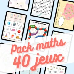 PACK 40 jeux - Maths