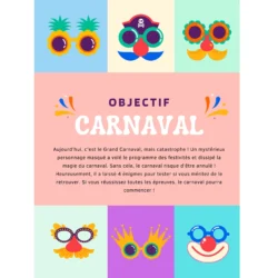Escape-Game - Objectif Carnaval