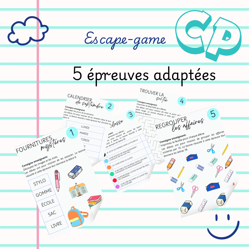 Escape-Game - Back to School - CP – Image 2