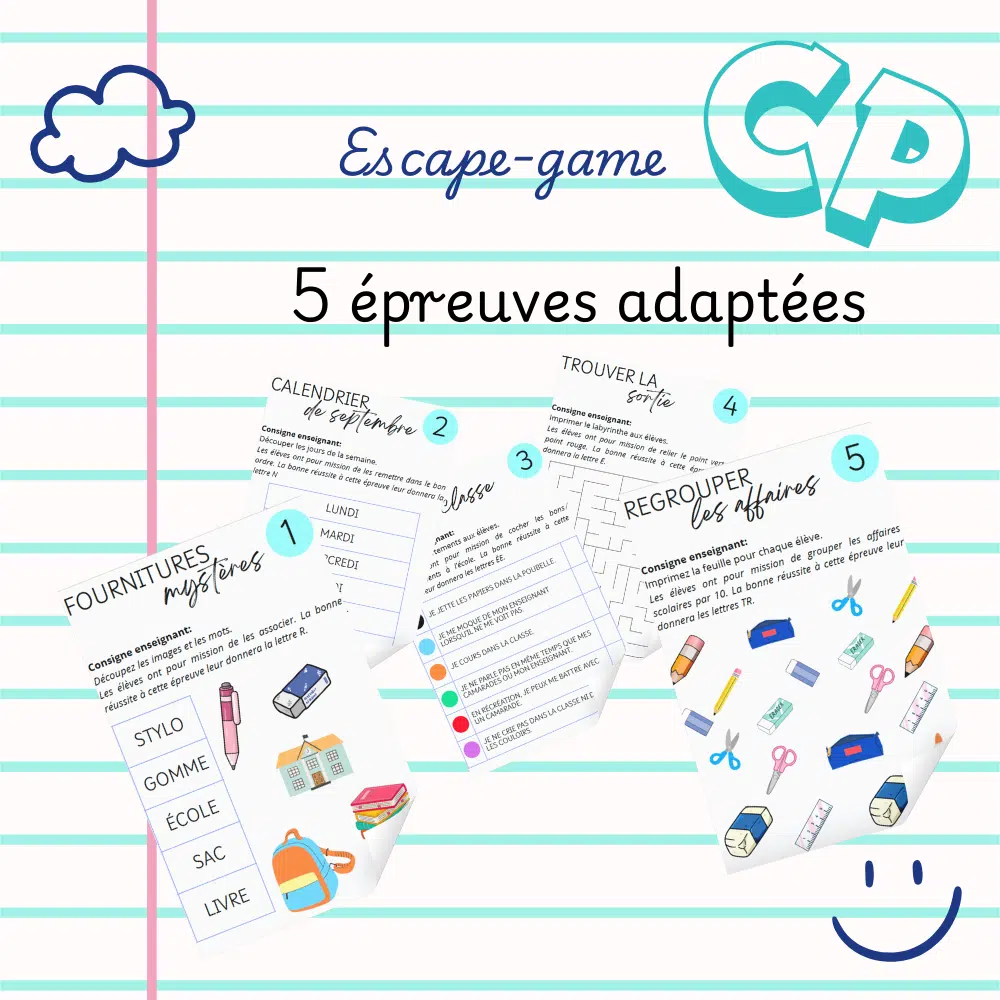 Escape-Game - Back to School - CP – Image 2