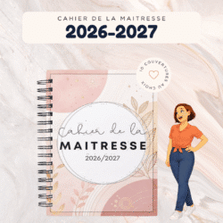 Cahier de la maitresse 2026/2027